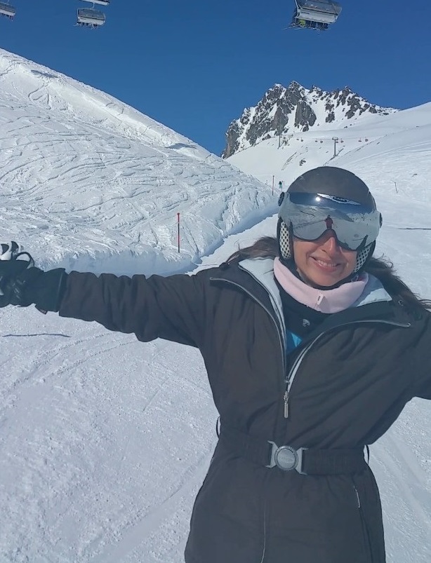 Skifahren macht happy