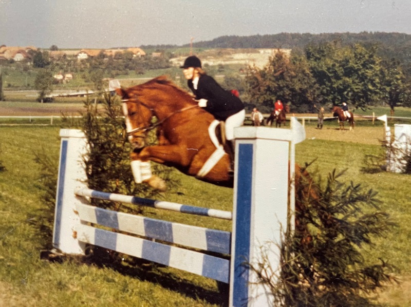 Springen mit Jordan