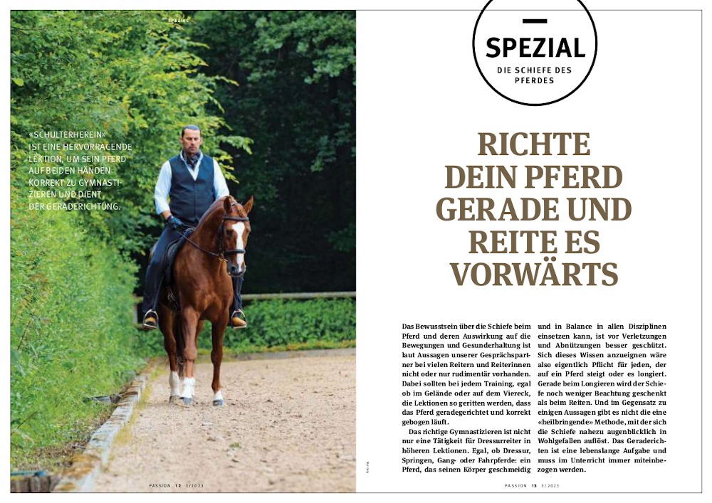 PASSION_3-2023_Spezial Schiefe des Pferdes